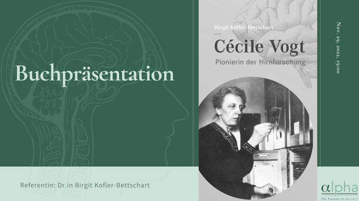 Online-Buchpraesentation: Cecile Vogt, Pionierin der Hirnforschung